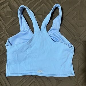Blue alo sport bra used good conditione